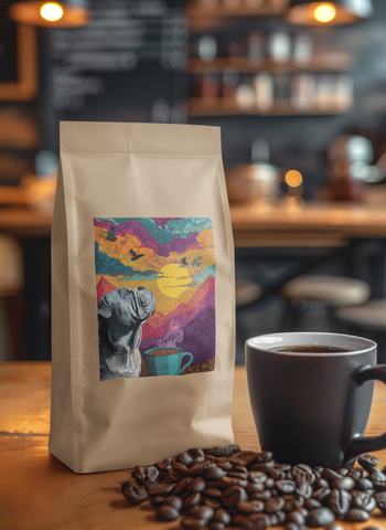 NEW beans! "Sit, Sip Savor" - Note of smooth chocolate and ripe blueberry