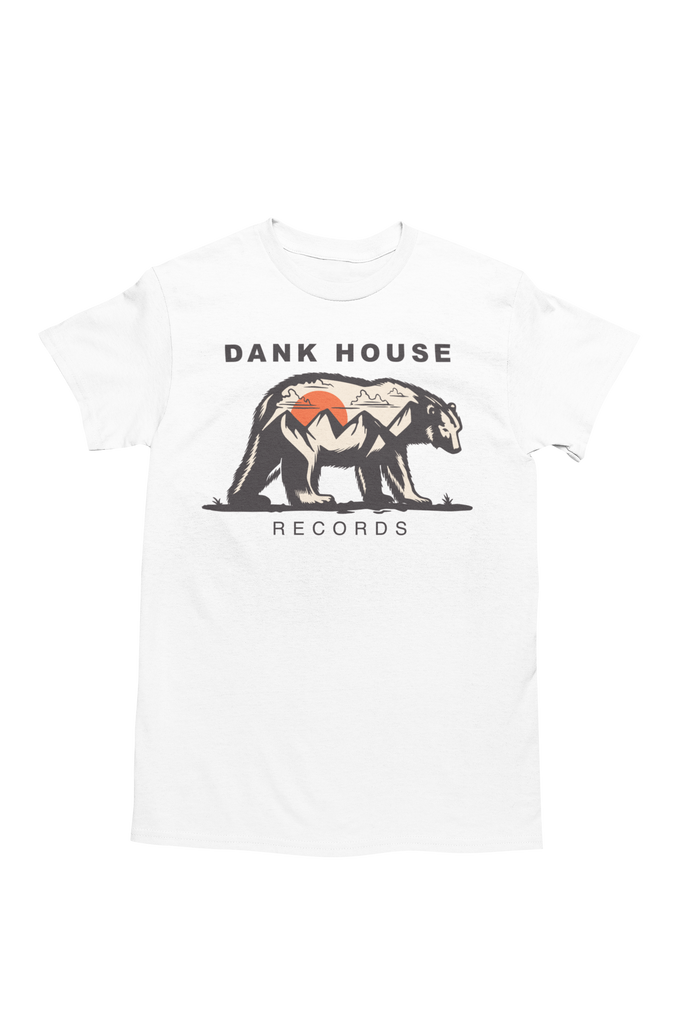Brand New! Dank House Records Bear tee - White