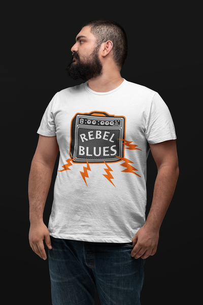 Rebel Blues Electric AMP Mens (White)